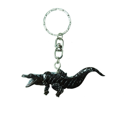 Crocodile Intarsia Keychain - IntarsiaCrafts