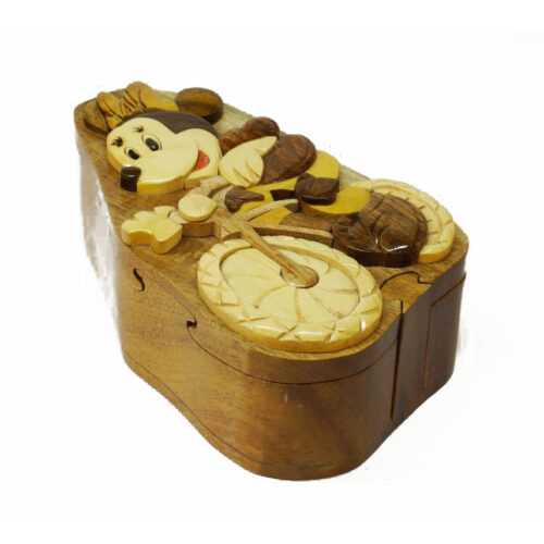 intarsiacrafts - mickey mouse intarsia puzzle box 1