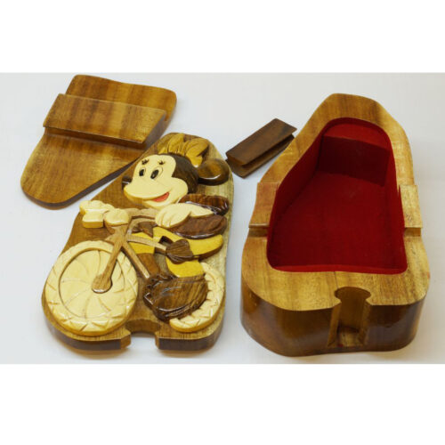 intarsiacrafts - mickey mouse intarsia puzzle box 3