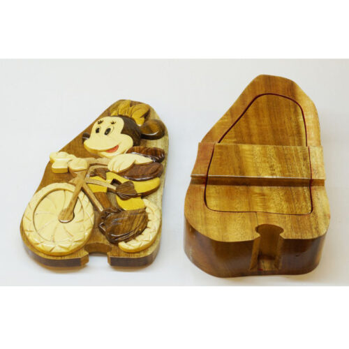 intarsiacrafts - mickey mouse intarsia puzzle box