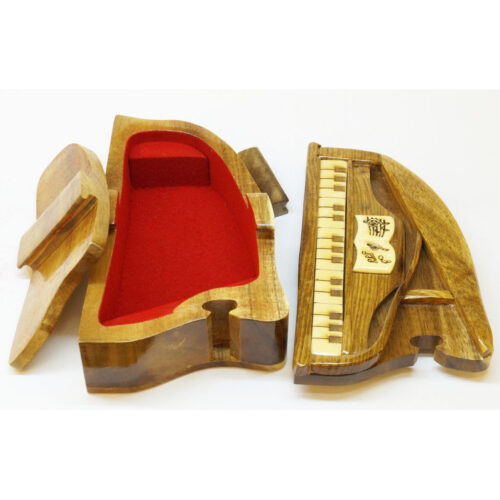 Intarsiacrafts - piano intarsia puzzle box 1