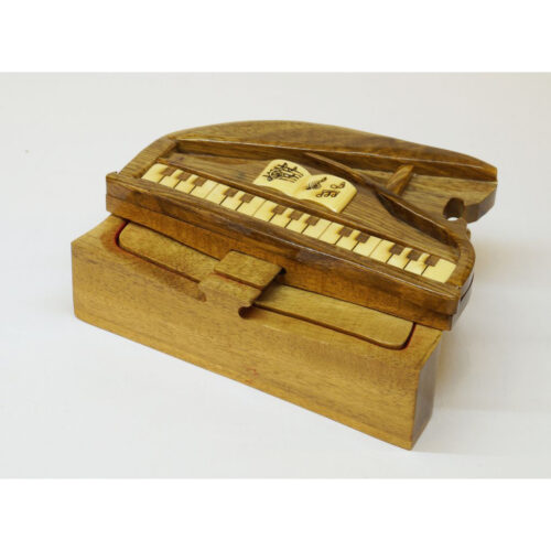 Intarsiacrafts - piano intarsia puzzle box 2