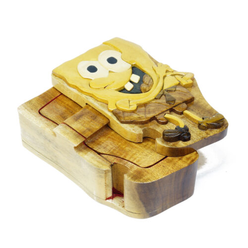 Spongebob SquarePants Intarsia Puzzle Box 2 - IntarsiaCrafts