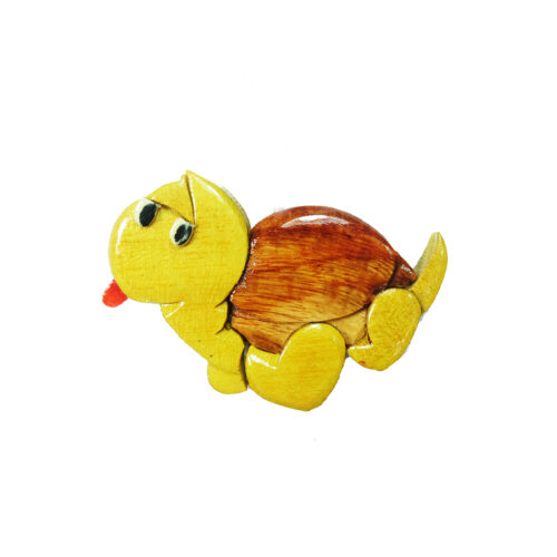 Cute Turtle Wood Intarsia Ornament - IntarsiaCrafts