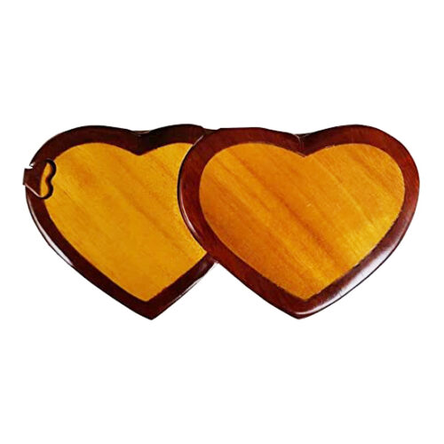 Wooden Heart Intarsia Puzzle Box 2 - IntarsiaCrafts