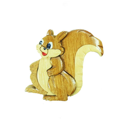 Wooden Squirrel Intarsia - IntarsiaCrafts