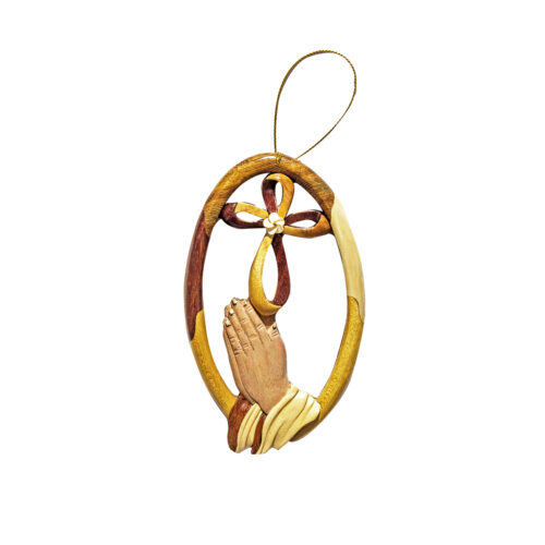 The Symbols of Faith Intarsia Ornament