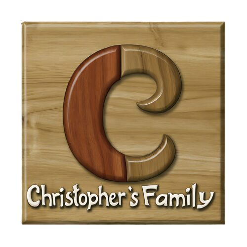 letter c for custom family name signs