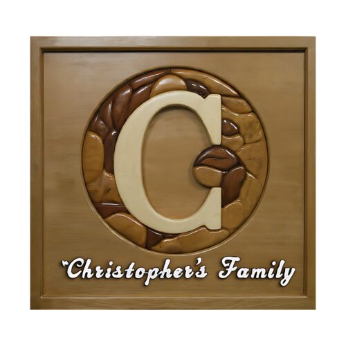 letter c for custom family name signs