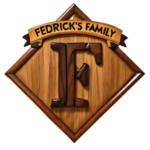 letter f for custom wooden family name signs