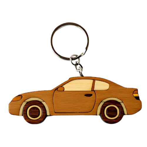 wooden car keychain wholesale 1