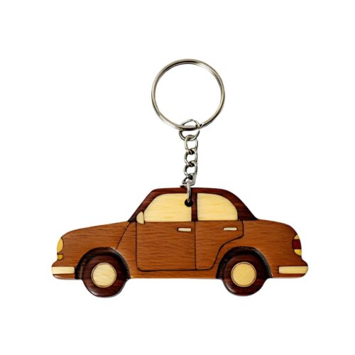 wooden car keychain wholesale 4