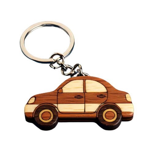 wooden car keychain wholesale 5