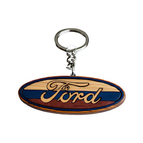 wooden car logo ford