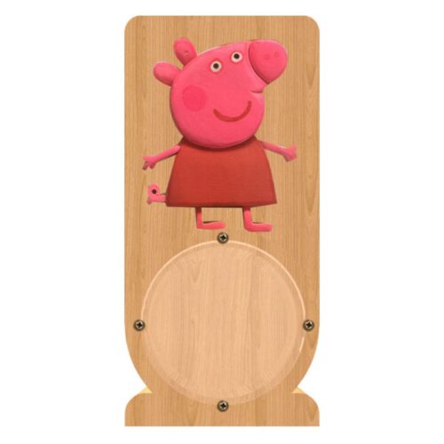 intarsia wooden piggy bank "peppa pig" 2