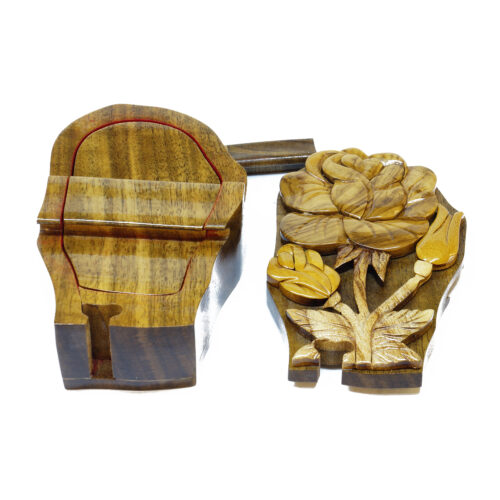 blossoming rose intarsia puzzle box 2