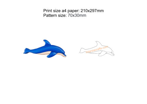 dolphin intarsia pattern for free