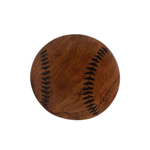 baseball timber pitch intarsia wooden ornament